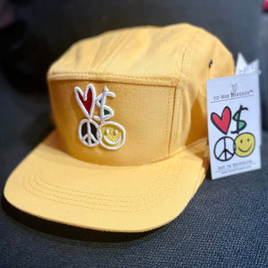 Yú-Nēk Threads Five Panel Strapback Hats With L.M.P.H Signature Logo