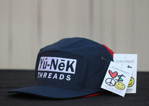 Yú-Nēk Threads Five Panel Strapback Hats With L.M.P.H Signature Logo