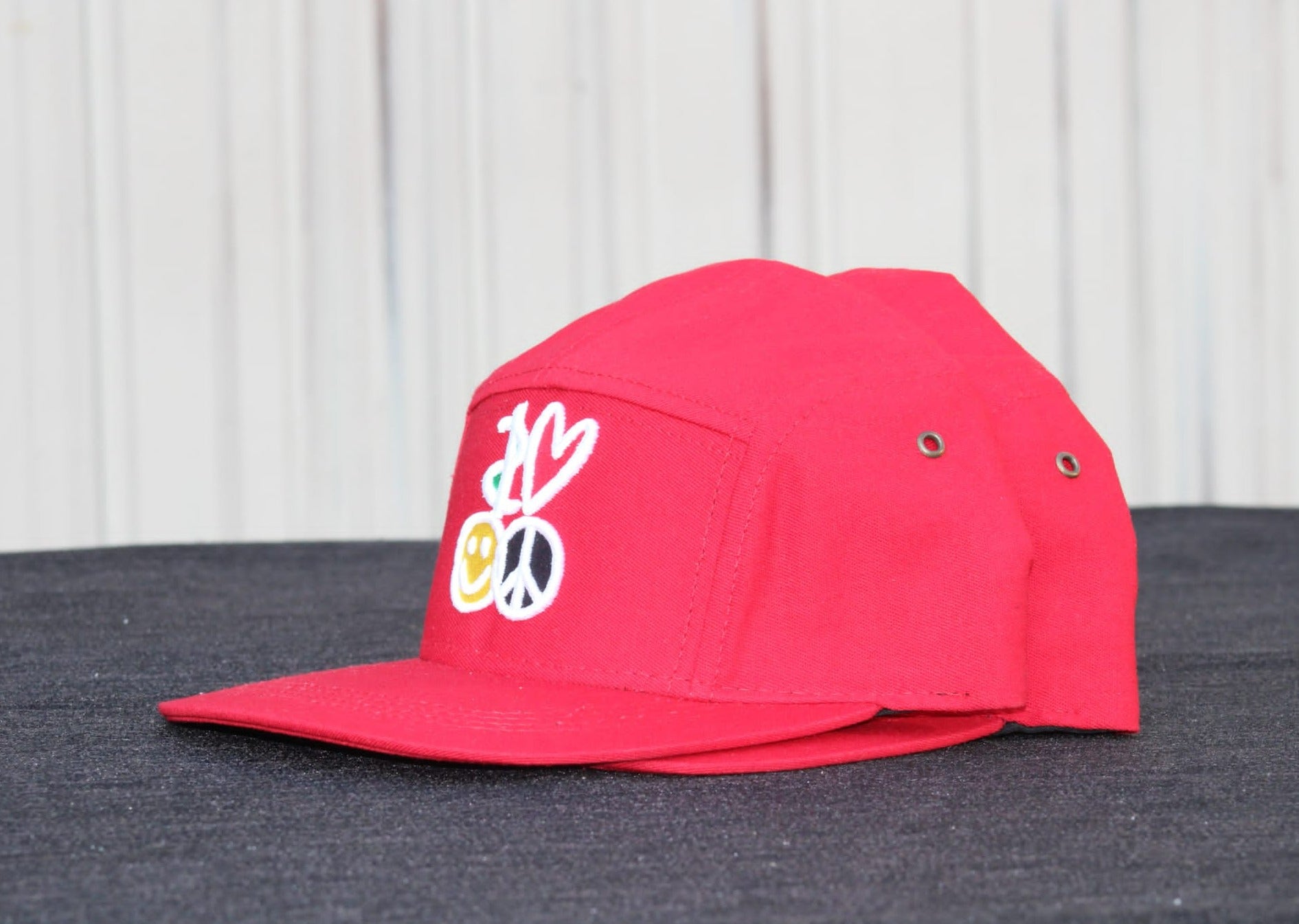 Yú-Nēk Threads Five Panel Strapback Hats With L.M.P.H Signature Logo