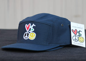 Yú-Nēk Threads Five Panel Strapback Hats With L.M.P.H Signature Logo