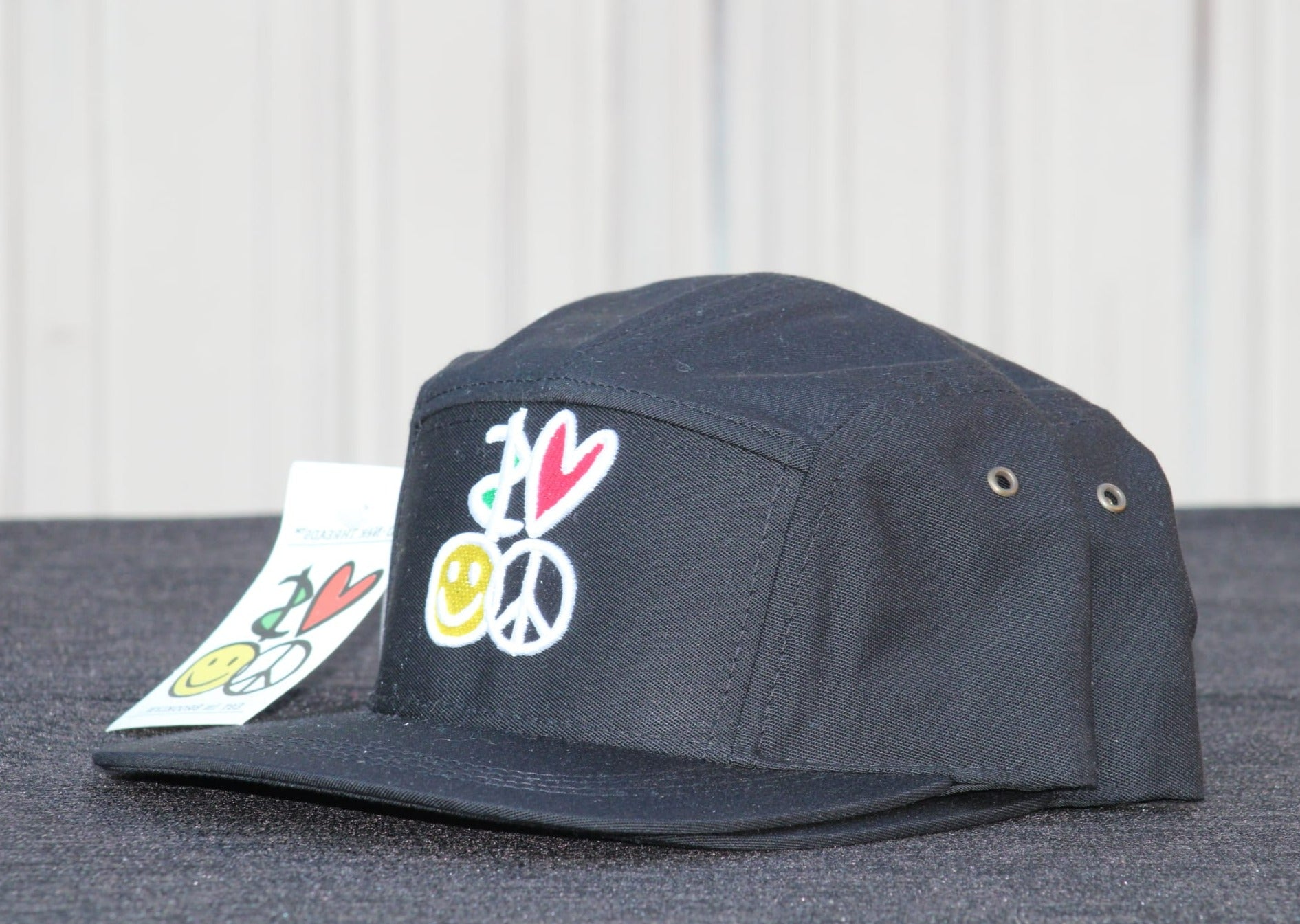 Yú-Nēk Threads Five Panel Strapback Hats With L.M.P.H Signature Logo