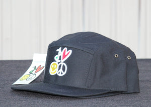 Yú-Nēk Threads Five Panel Strapback Hats With L.M.P.H Signature Logo