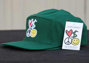 Yú-Nēk Threads Five Panel Strapback Hats With L.M.P.H Signature Logo