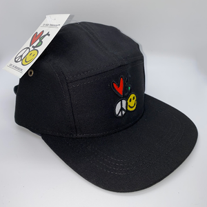 Yú-Nēk Threads Five Panel Strapback Hats With L.M.P.H Signature Logo